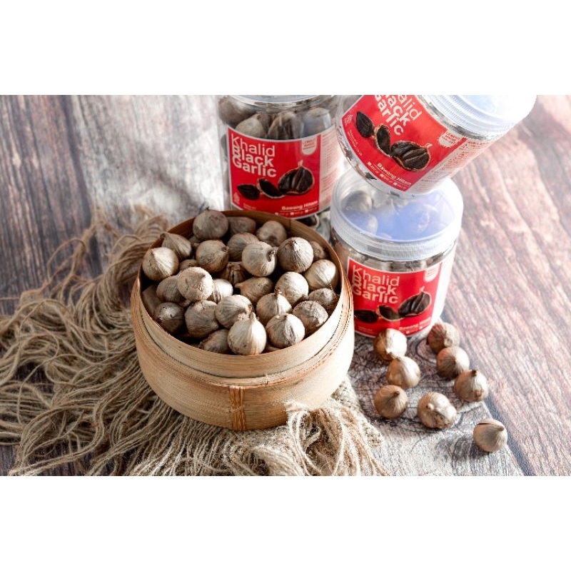 

BAWANG TUNGGAL BAWANG HITAM 250gram KHALID BLACK GARLIC SOLO BLACK GARLIC BAWANG LANANG HITAM