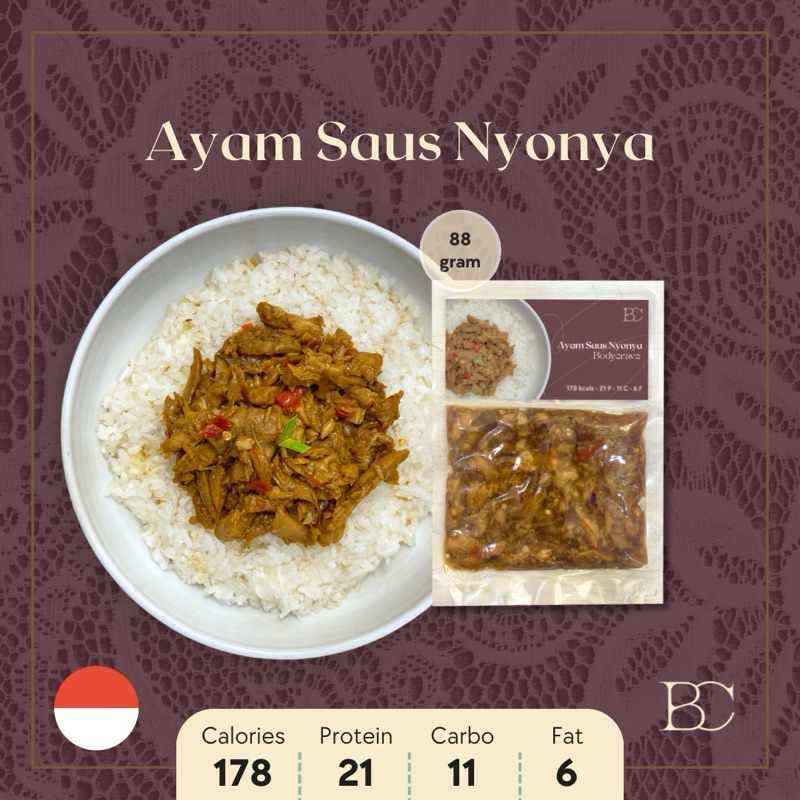 

Ayam Saus Nyonya - Healthy Frozen Food by Bodycrave