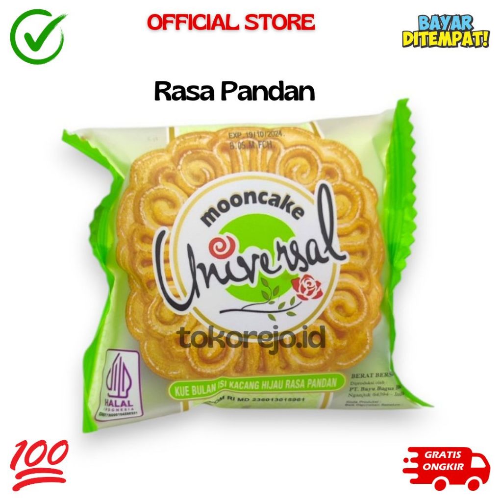 

Kue Bulan Halal / Mooncake Rasa/ Roti Bikin Kenyang Exp Di Jamin Lama