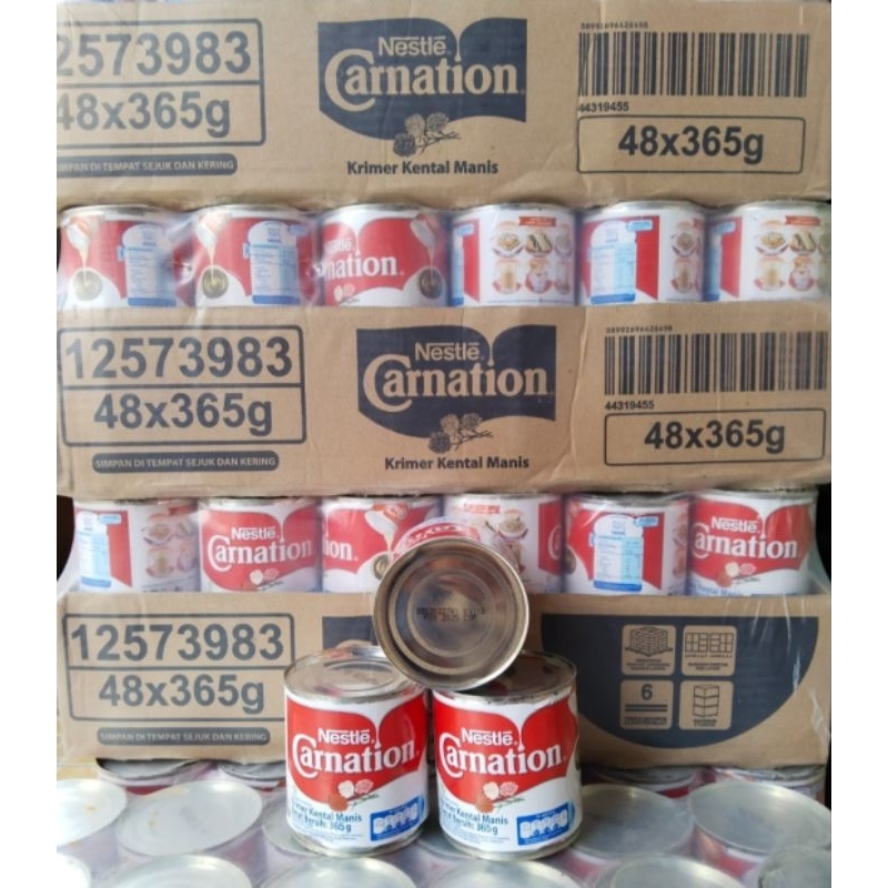

Nestle Carnation 365 gr Susu Krimer Kental Manis Paket 10 Pcs