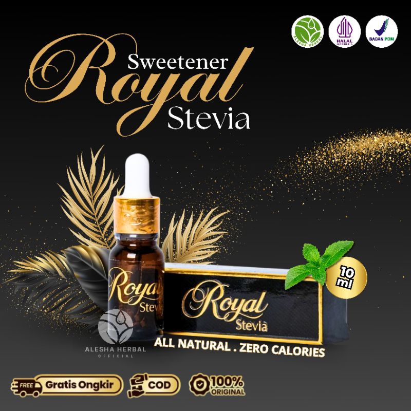 

Gula Cair Pemanis Alami ROYAL STEVIA Tetes 10ml BPOM HALAL - Rendah Kalori Aman Untuk Diabetes