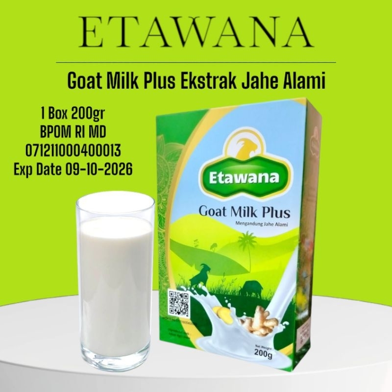 

SUSU KAMBING ETAWANA PLUS JAHE 1 BOX ISI 200GR ORIGINAL100% ORIGINAL1 Box Isi 200gr