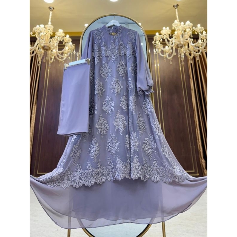 Dress Brokat Pesta Shellasaukia