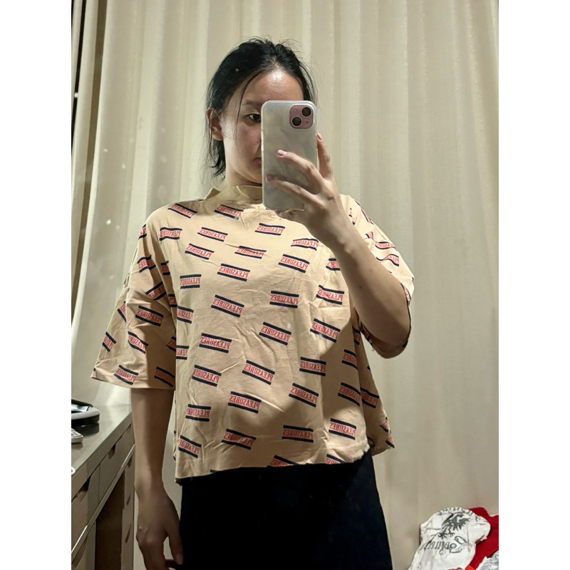 preloved - kaos print by forever 21