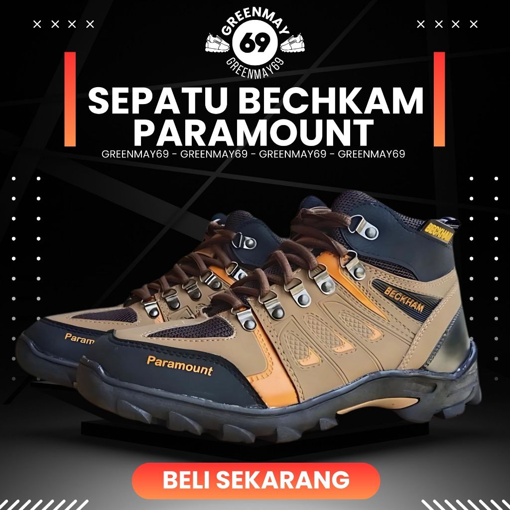 TERBARU Sepatu Hiking Olahraga - Sepatu Beckham - Sepatu Paramount - Paramount Beckham - Sepatu