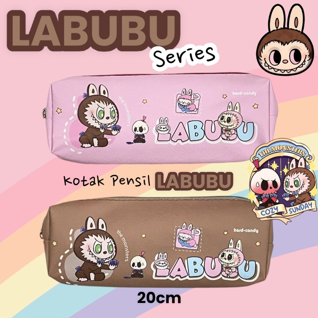 

Potongan 5 Tempat Pensil Gambar Labubu Lucu Sanrio Kuromi Melody Purin Karakter Lucu Kotak Pensil Resleting A119