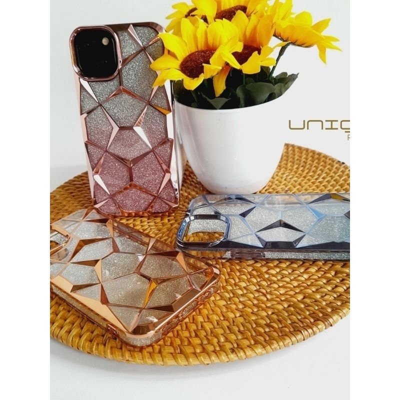 Cuci Gudang Murah Casing Handphone Case iPhone Glitter Diamond Softcase Metalic Ip 11 13 14 Cover Hp