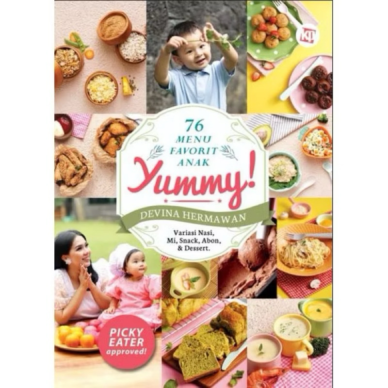 Preloved Buku Resep Masakan 76 Menu Favorit Anak Picky Eeater Approve Masakan Yummy Devina Hermawan