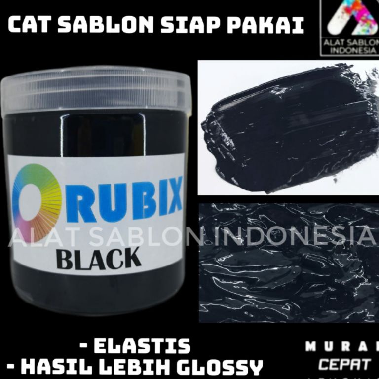 

KODE U14U CAT SABLON PASTA GL RUBBER WATER BASED CAT AKRILIK HITAM 5GR