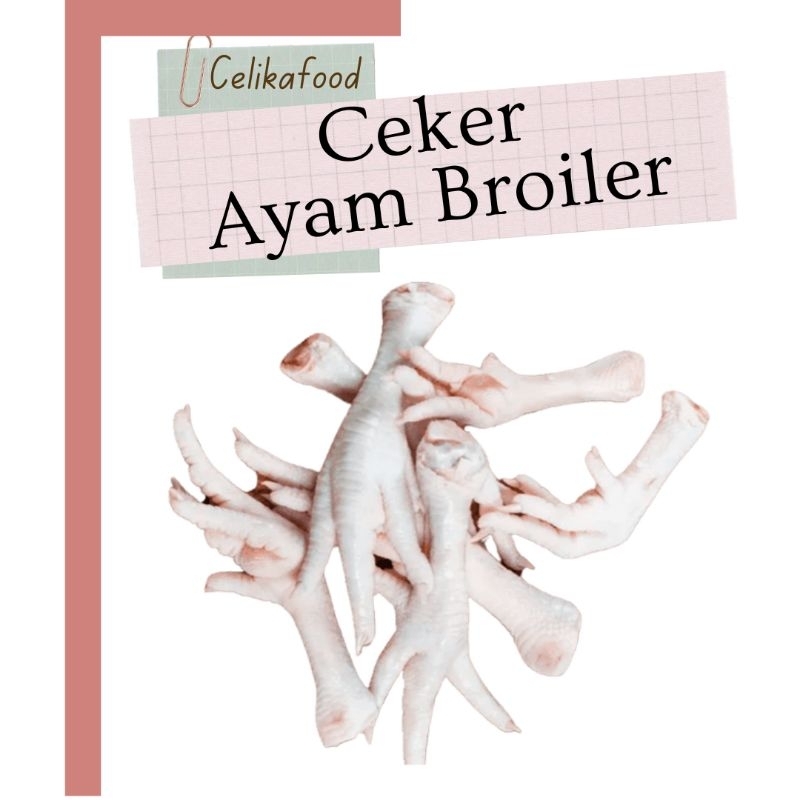 

Ceker Ayam Broiler 250 gr Kaki Kaldu Chicken Masakan