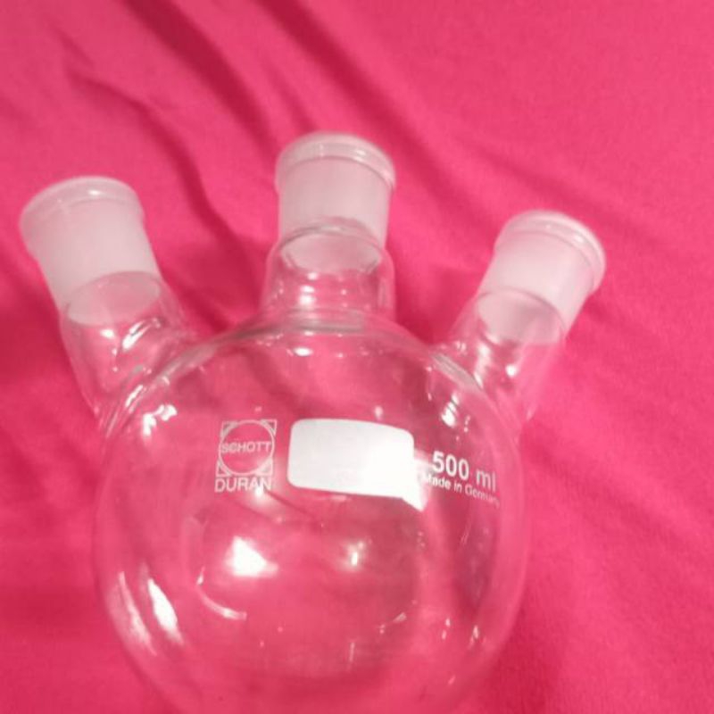 threeneck 500ml schott duran