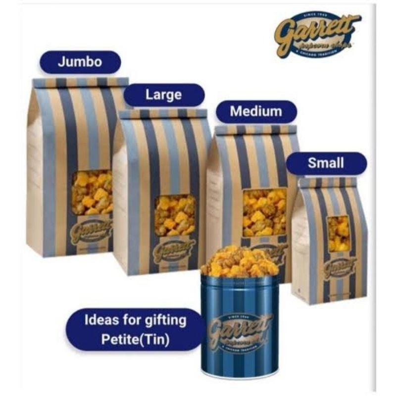 

Camilan Instant Garrett Popcorn Halal, Jastip Malaysia Handcarry Aman (S, M, L, Jumbo)