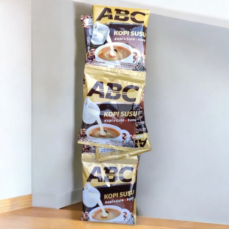 

1 Gantung isi 10 sachet Kopi ABC Susu Instan - Rencengan Kopi Gula Susu Instan ABC Murah