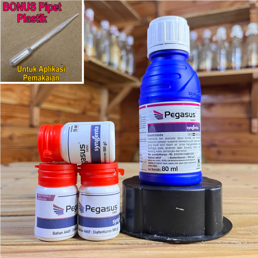 Insektisida Akarisida Pegasus 500 SC Repack 15 ml Pestisida Pembasmi Hama Serangga & Tungau Syngenta