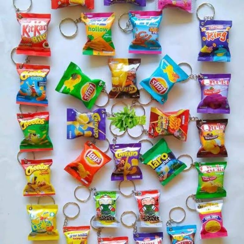 GANTUNGAN KUNCI SNACK// MACAM-MACAM JENIS SNACK