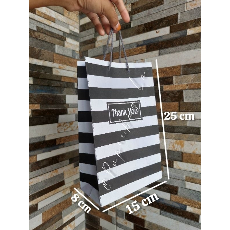 

Paperbag Thank You / Terima Kasih 15x25 / Hanpers Hajatan