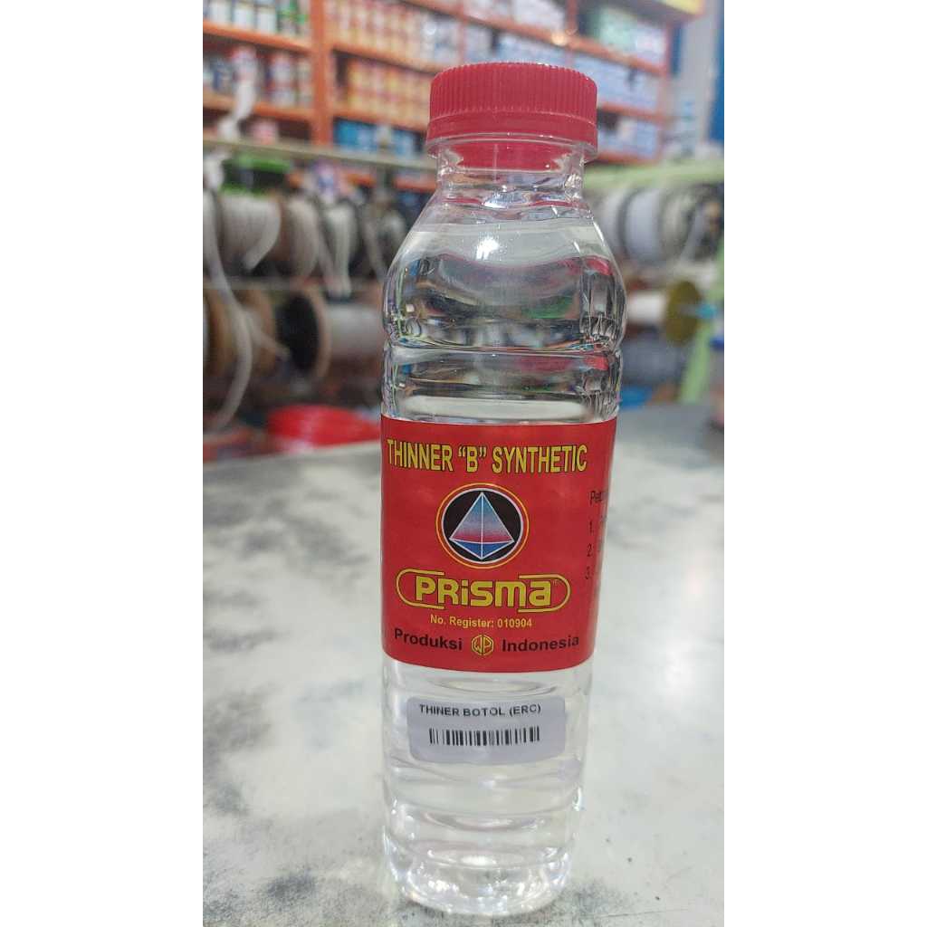 THINNER CAP MOBIL SYNTHETIC SUPER GLOSS 300ML / TINER CAT MINYAK