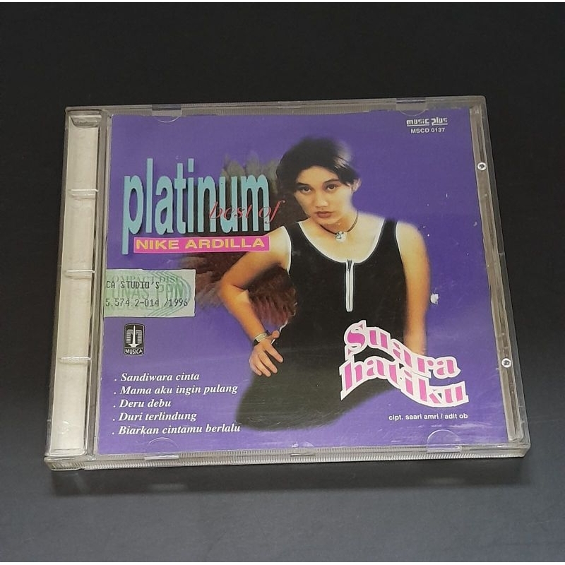 CD Nike Ardilla Platinum Best Of (Langka)