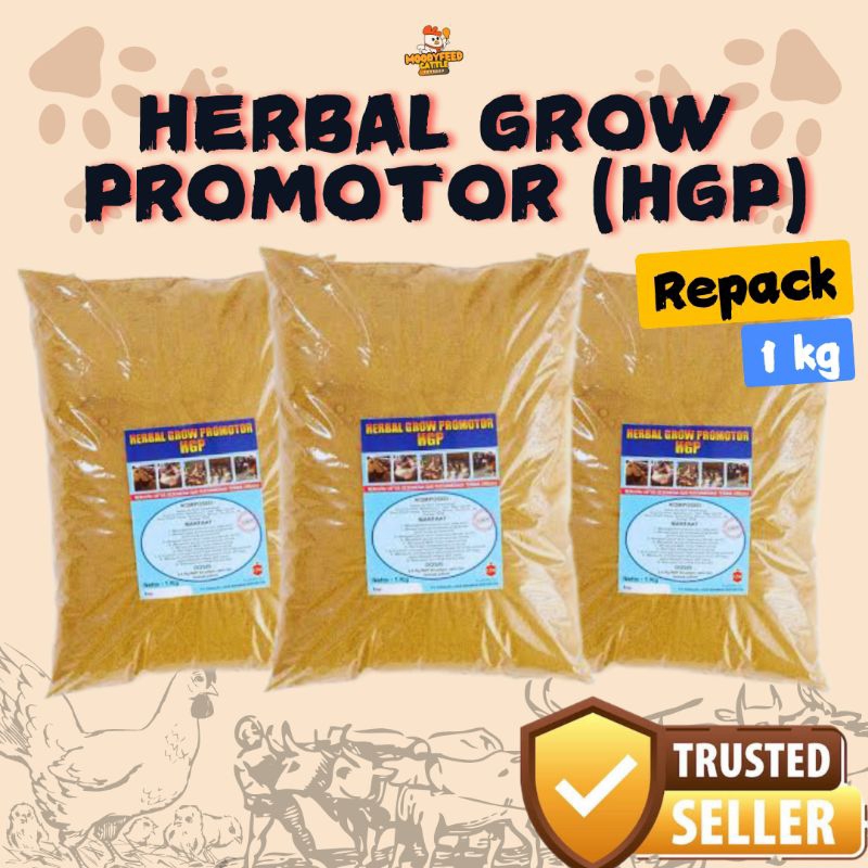 Herbal Grow Promote (HGP) Kemasan 1 Kg - Jamu Herbal untuk Pertumbuhan Ayam