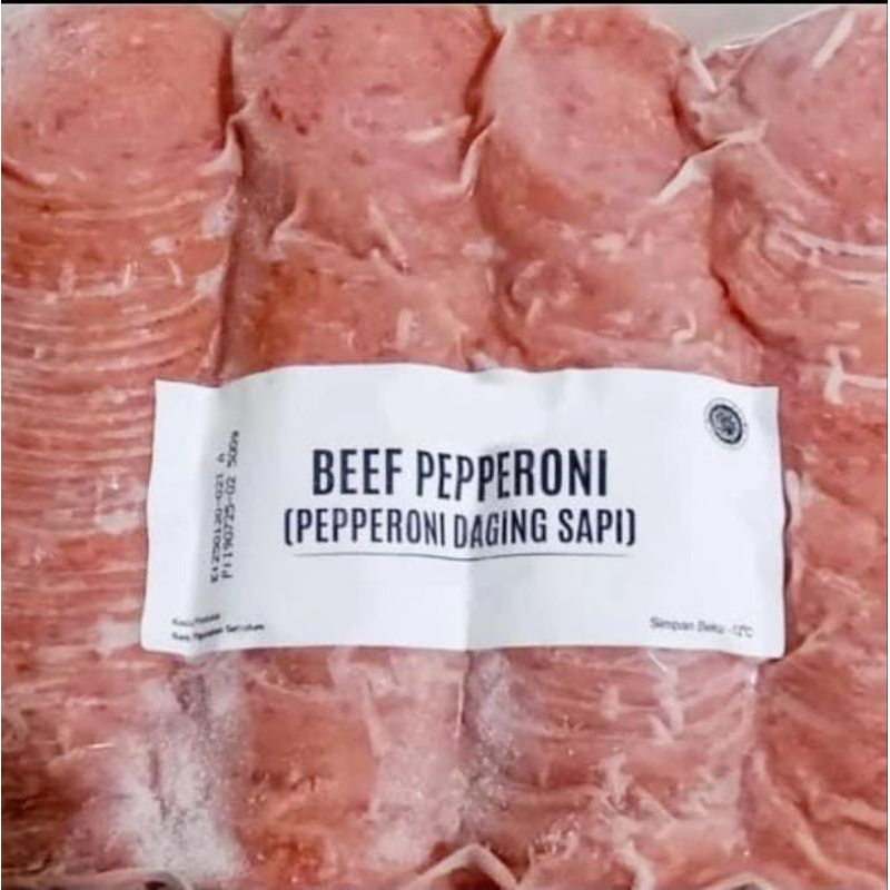 

Beef pepperoni halal 500gr