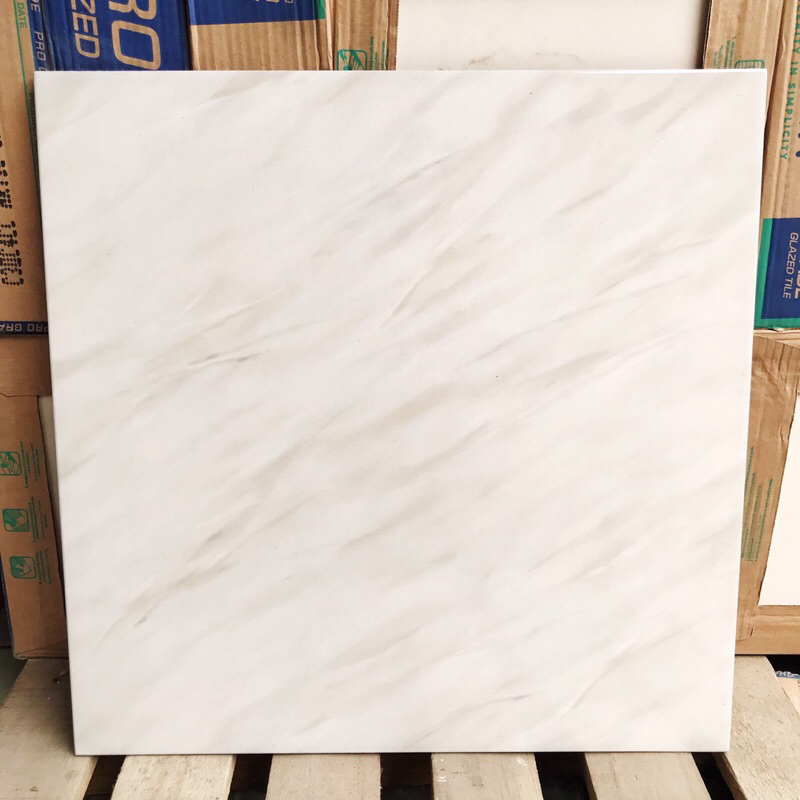 keramik 50x50 putih motif marmer (glossy)/ keramik dinding kamar mandi/ keramik dinding dapur/ keram