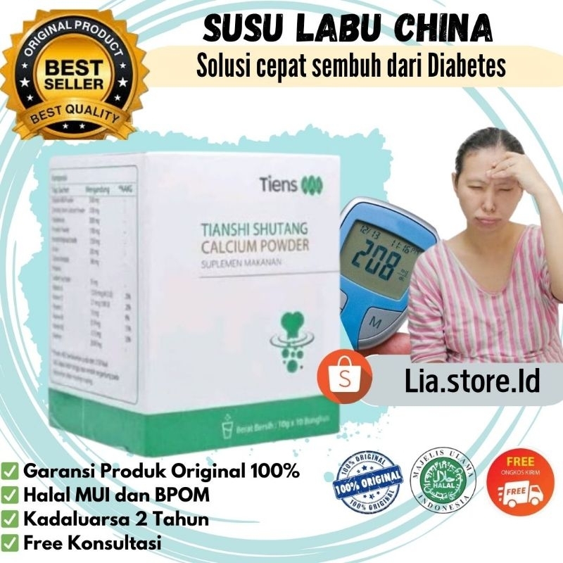 

Susu Labu China Untuk Diabetes Shutang Calsium Powder Original 100% untuk Kencing manis Diabetes