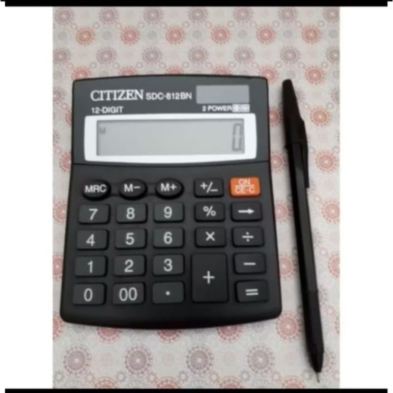

KALKULATOR MEJA CITIZEN CT 812BN 12 digit / calculator meja 12 digit ct 812BN