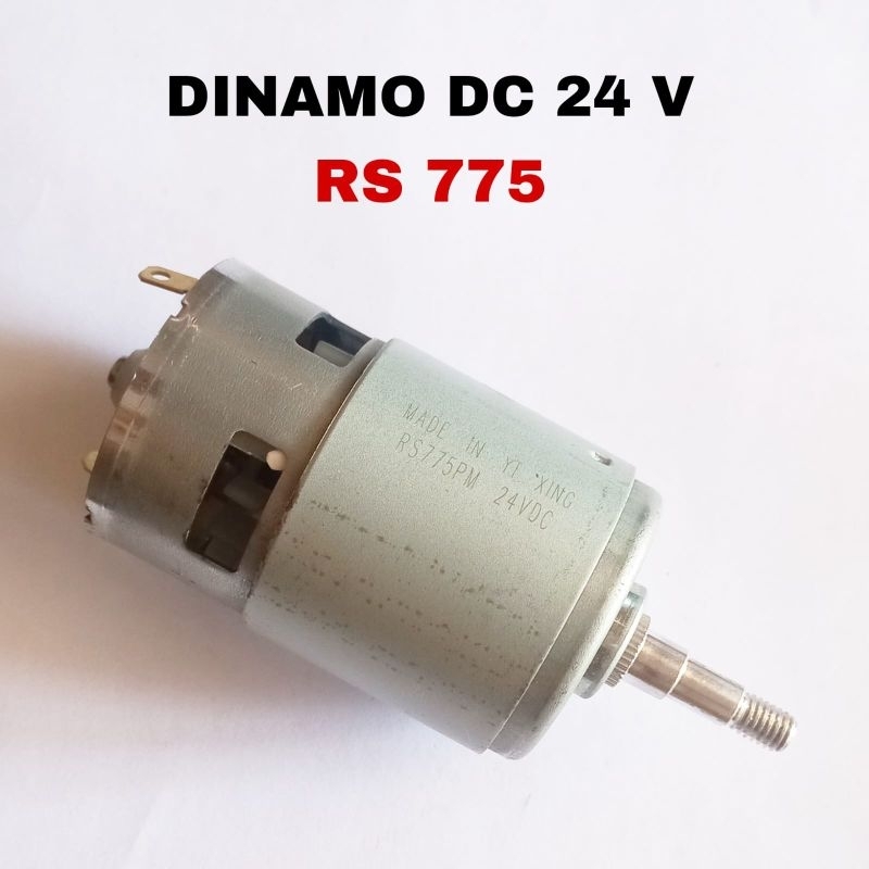 Dinamo DC Motor RS 775 24V Potong Rumput Grinder Table Saw