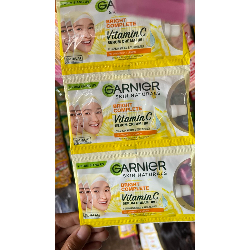 Garnier bright complete cream / Garnier krim siang