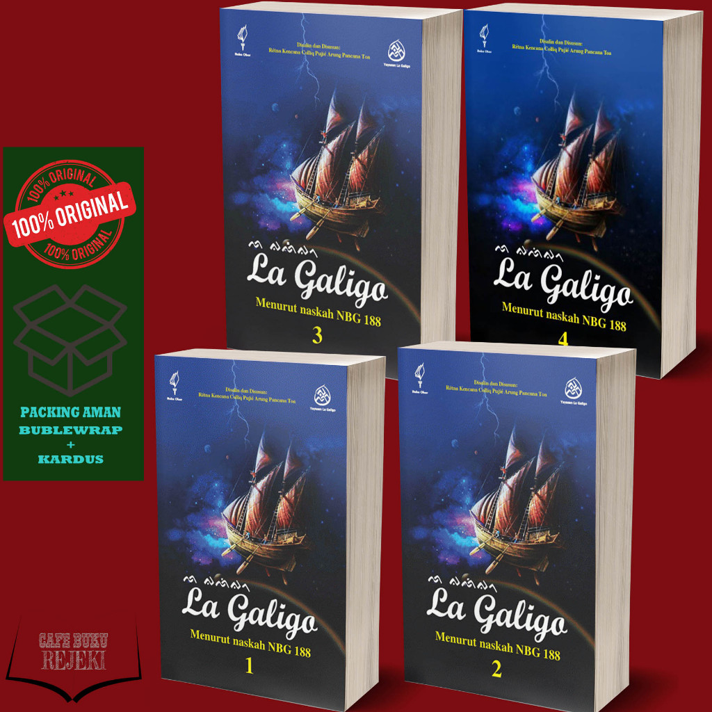 Paket Buku La Galigo Menurut Naskah NBG 188