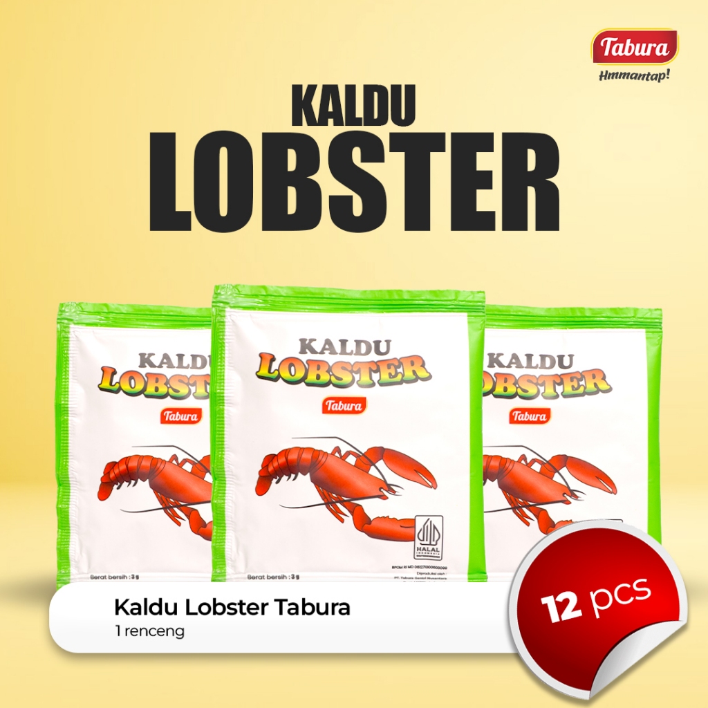 

Kaldu Lobster 12 pcs | Kaldu Lobster Tabura 3g (RENCENGAN)