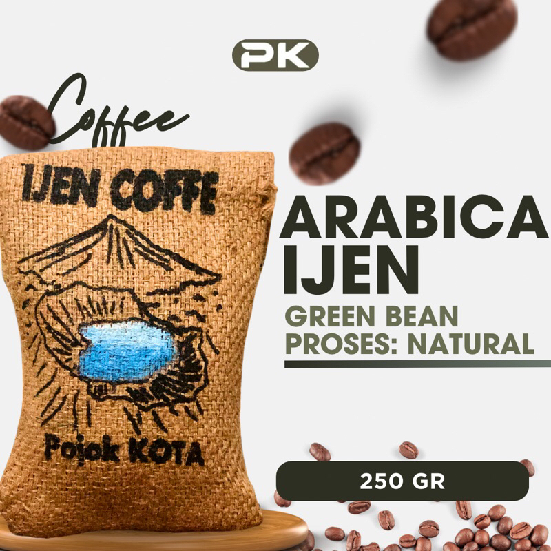 

Kopi Arabica IJEN COFFE Natural 250GR Biji / roasting / bubuk / Biji kopi Arabica / Kopi Ijen / Arabica Natural / Biji Kopi Arabica Proses Natural