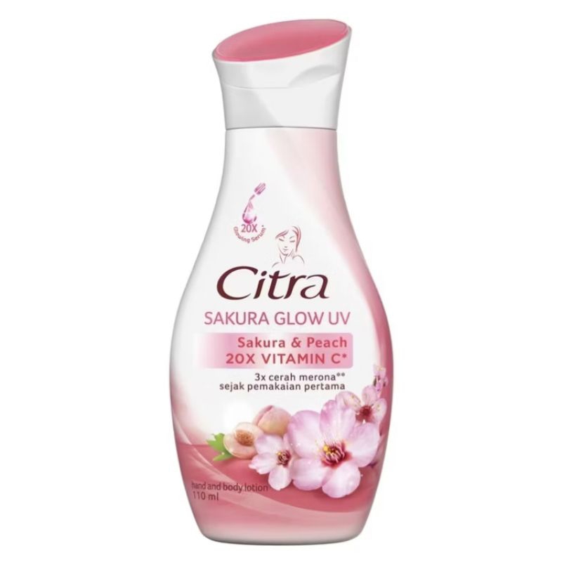 Handbody Citra Sakura Glow Uv 110ml