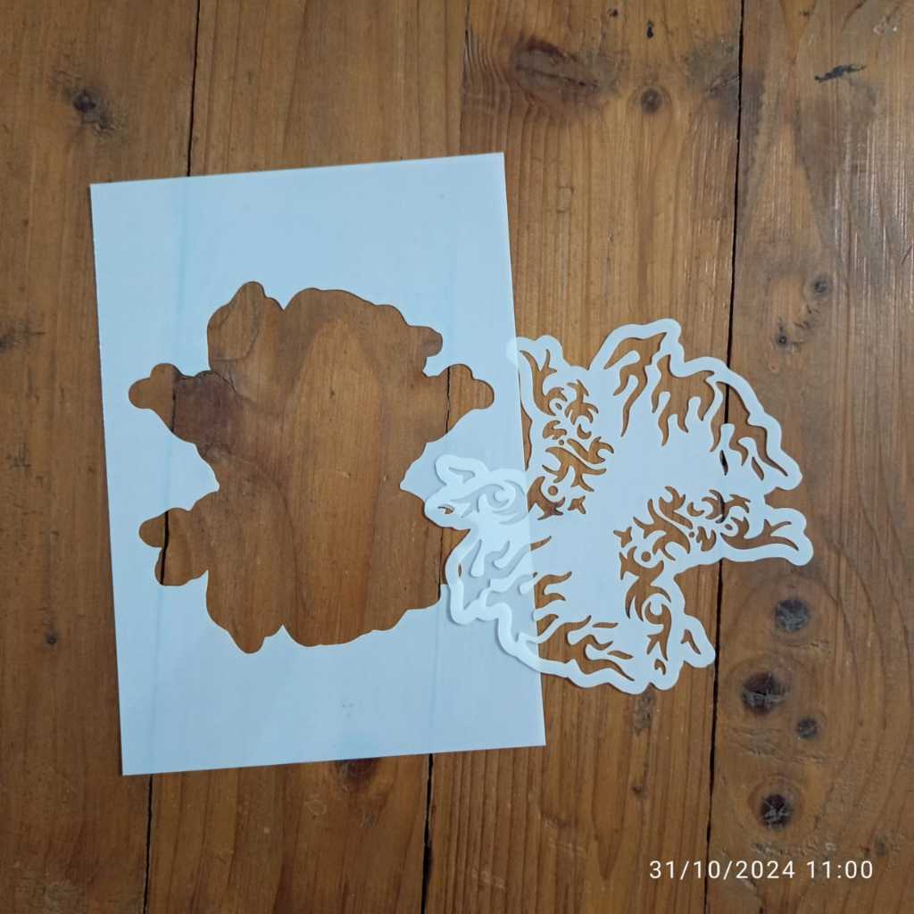 

Stencil Face Painting Ukuran 13 x 13 cm