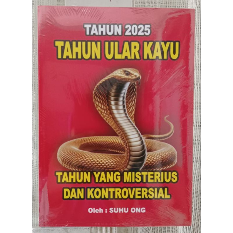 BUKU CAP JIE SHIO/BUKU RAMALAN TAHUN 2025/TAHUN ULAR KAYU/SUHU ONG