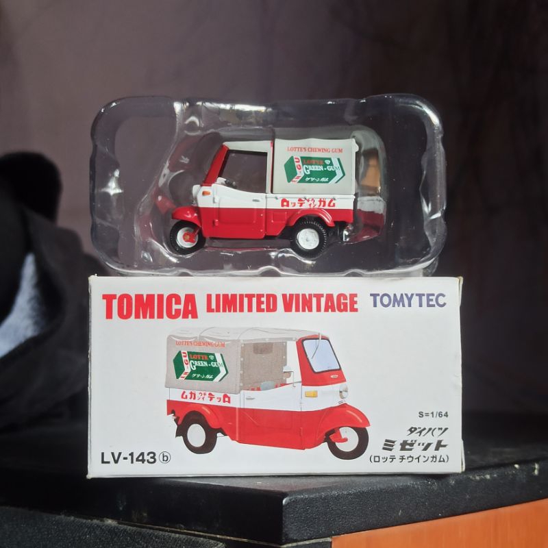 MAINAN MOBIL DIECAST TOMICA ORIGINAL LIMITED VINTAGE BAJAI / BEMO DAIHATSU MIDGET (2007)