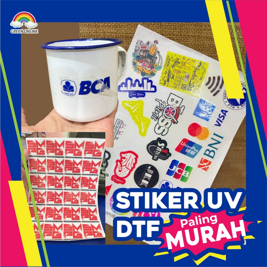 PRINT UV DTF STIKER PALING MURAH MERIAHHH CUMA DISINI