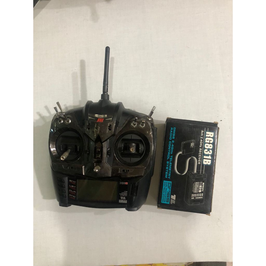 JR PROPO XG8 DMSS TRANSMITTER + RECEIVER REMOTE JR