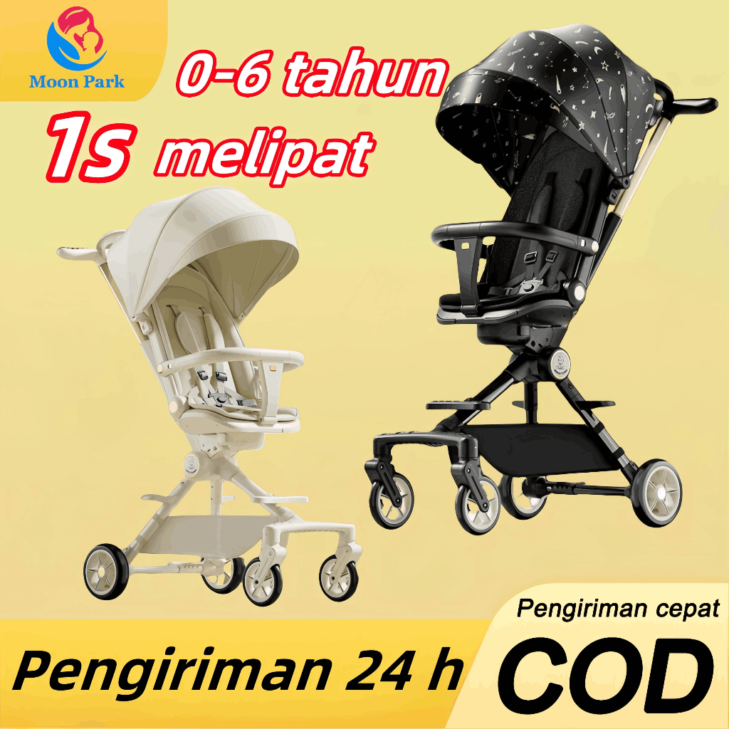 stroller baby Kereta Dorong Bayi 2 Arah Stroller Duduk Travelling Dilipat Stroller Bayi