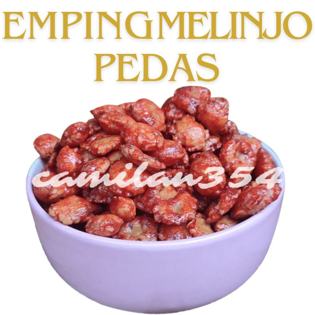 

[TERLARIS] Emping Melinjo Pedas - 1000gr / Belinjo Blinjo Klethuk Kletuk Kembung Balado 1KG