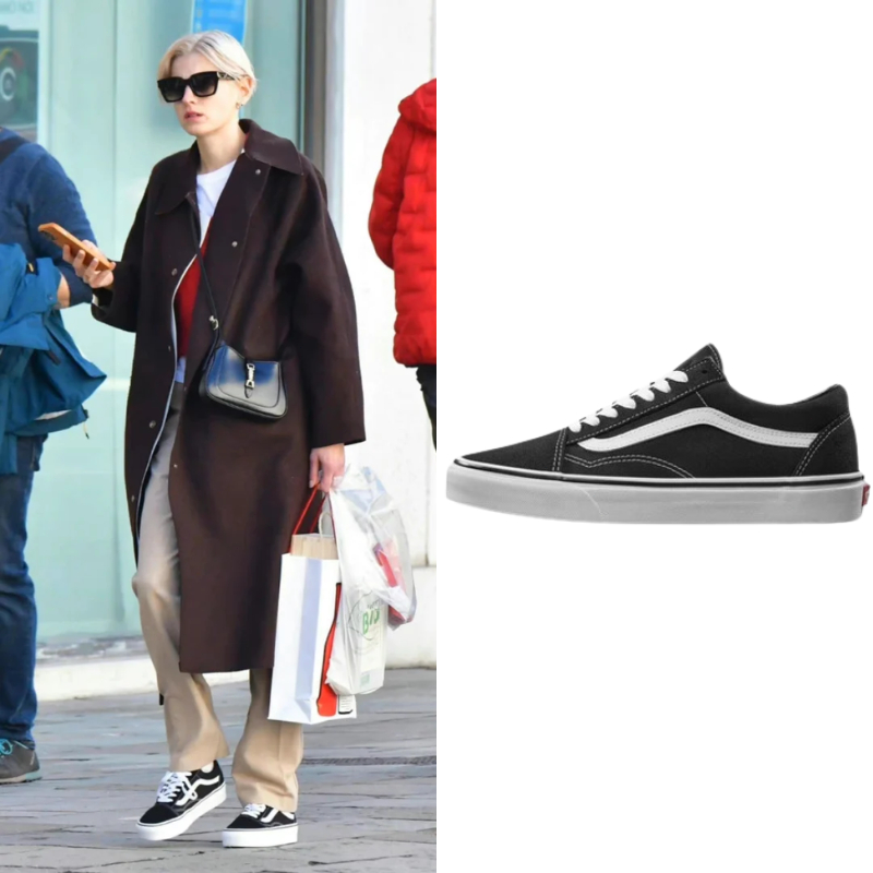 【✅100% Original】ASLI Sneakerbar Vans Old Skool Classic Black White Original Sepatu Vans 100% BNIB Au