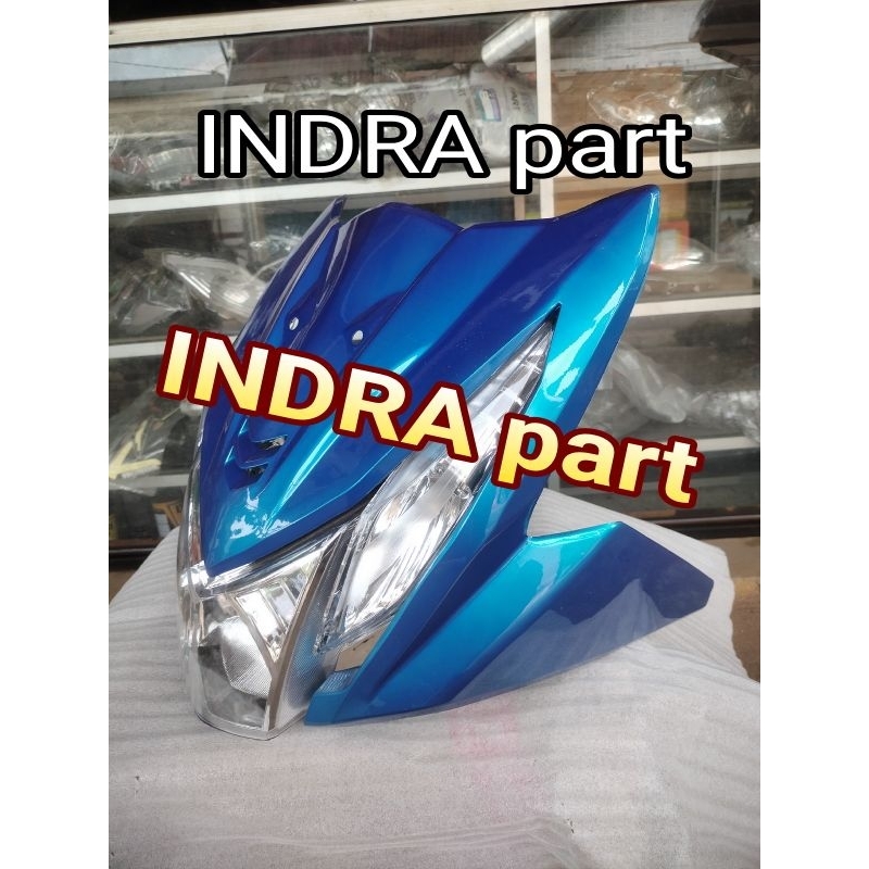 Cover Body Depan Full Set Honda Beat Fi 2012 2013 2014 Warna Biru