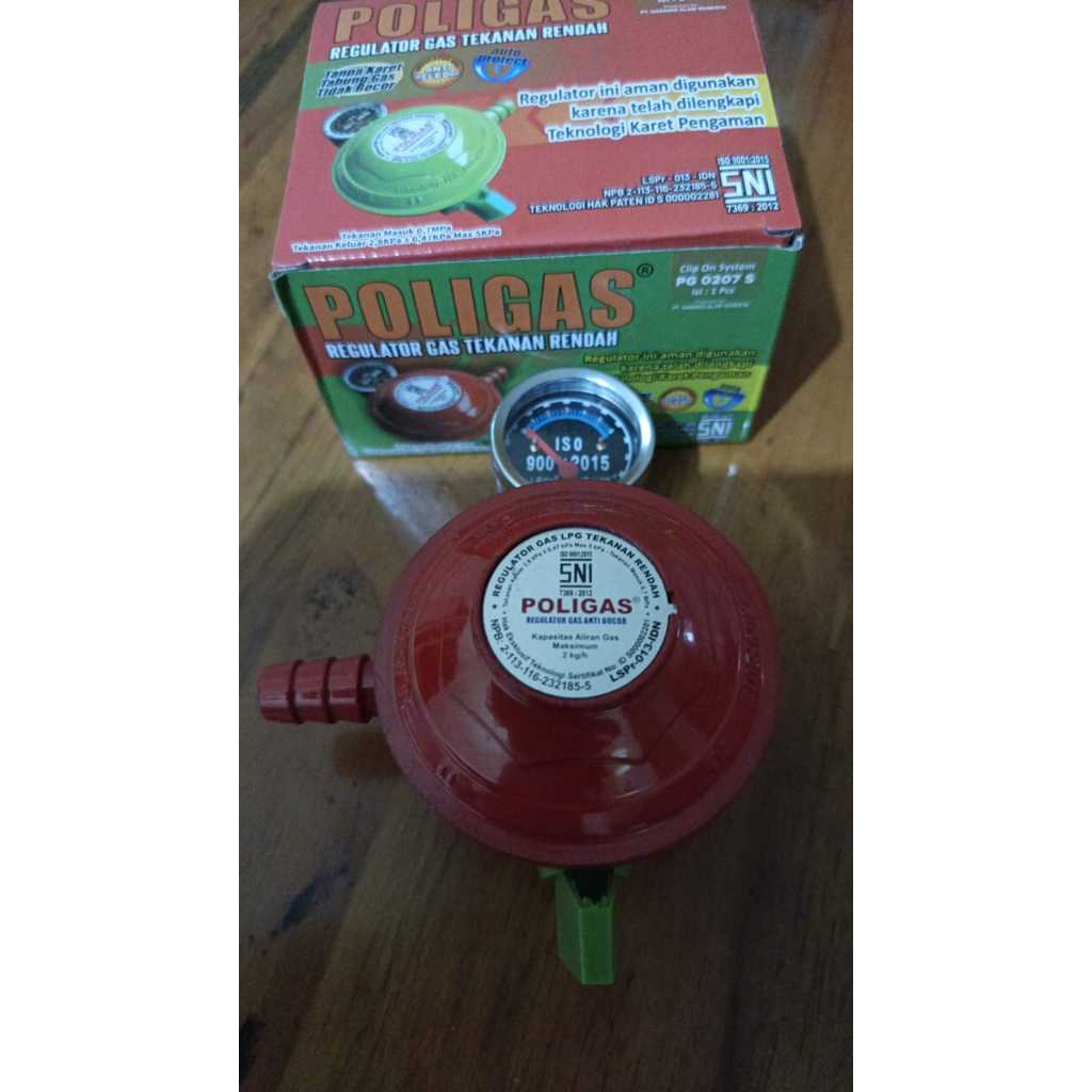 regulator kompor gas poligas 1 konci - regulator kompor 1 konci poligas