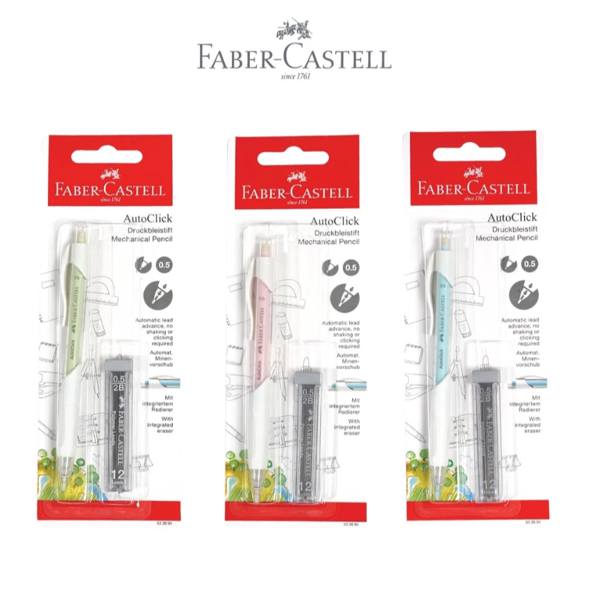 

Pensil Mekanik Faber-Castell Mechanical Pencil 0,5mm Free Refill