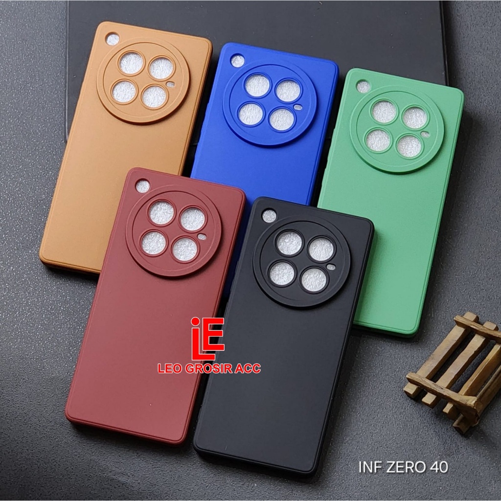 INFINIX ZERO 40 CASE PRO CAMERA MACARON CASE INFINIX ZERO 40