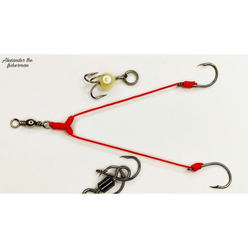 Rangakaian kail doble hook kuat anti moncel