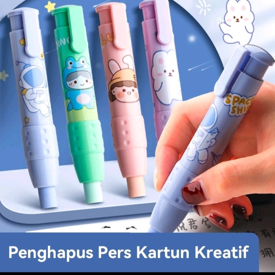 

Penghapus Pensil Mekanik Eraser Pengapus Karakter Lucu