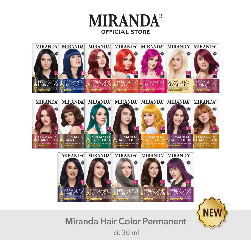 MIRANDA PEWARNA RAMBUT / MIRANDA HAIR COLOR