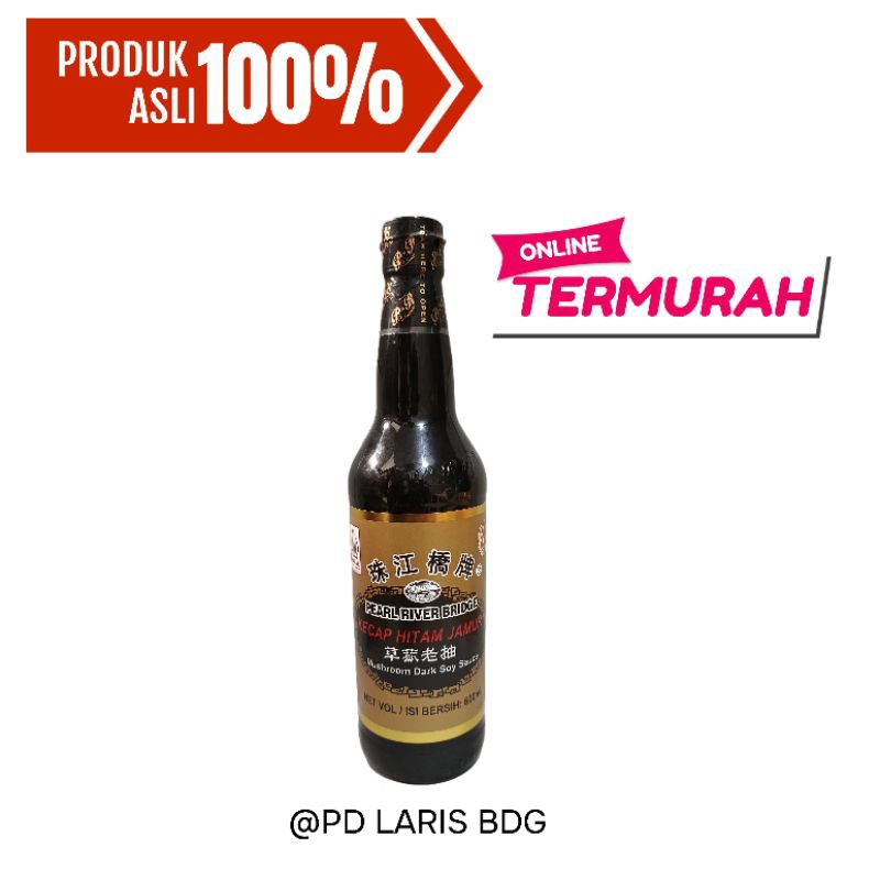 

Mushroom Soy Sauce Pearl River Bridge 600ml / Kecap Rasa Jamur / Kecap jamur / PRB Mushroom Soy Sauce