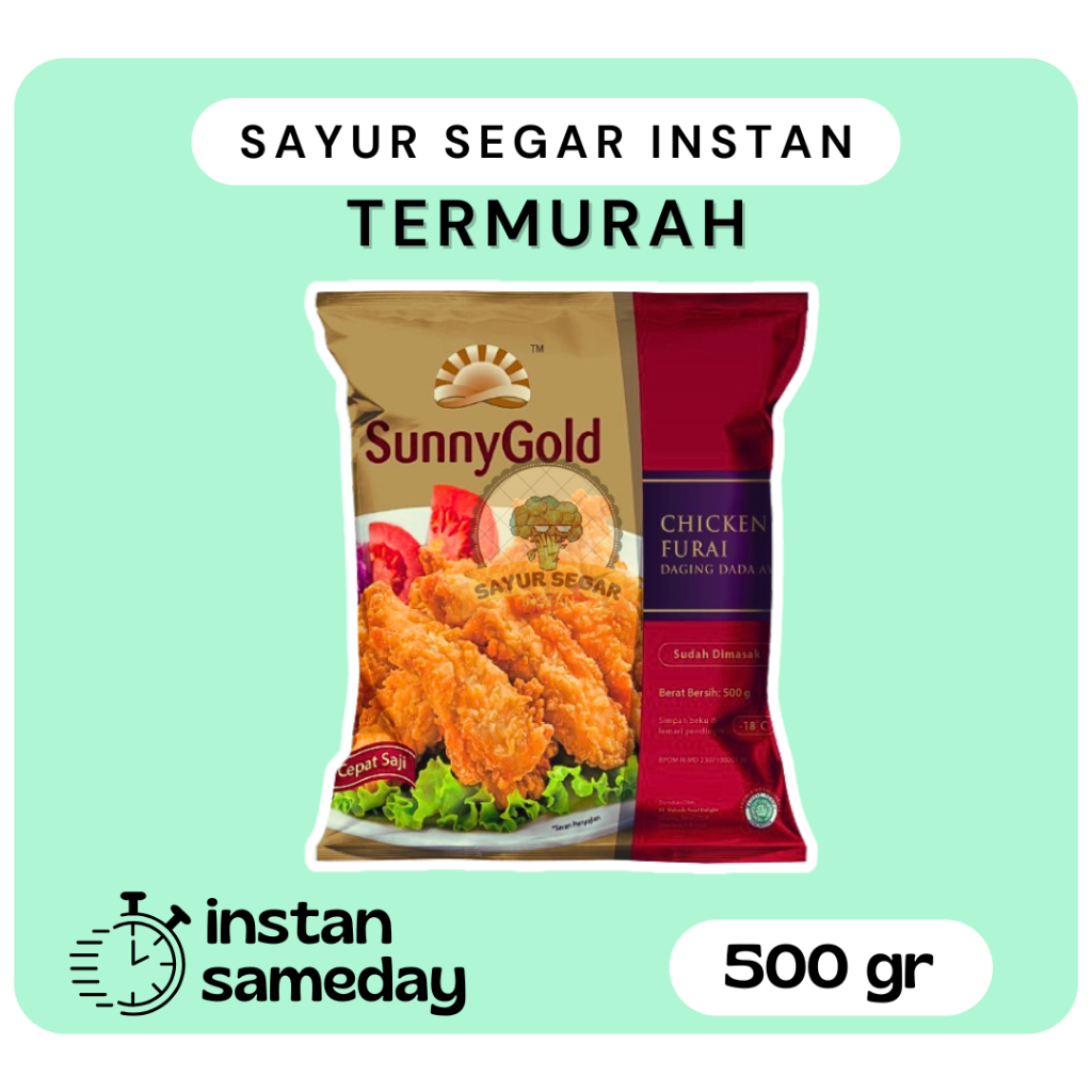 

Chicken Furai Sunny Gold 500gram